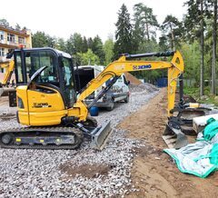 Техническое обслуживание мини-экскаватора XCMG XE35U